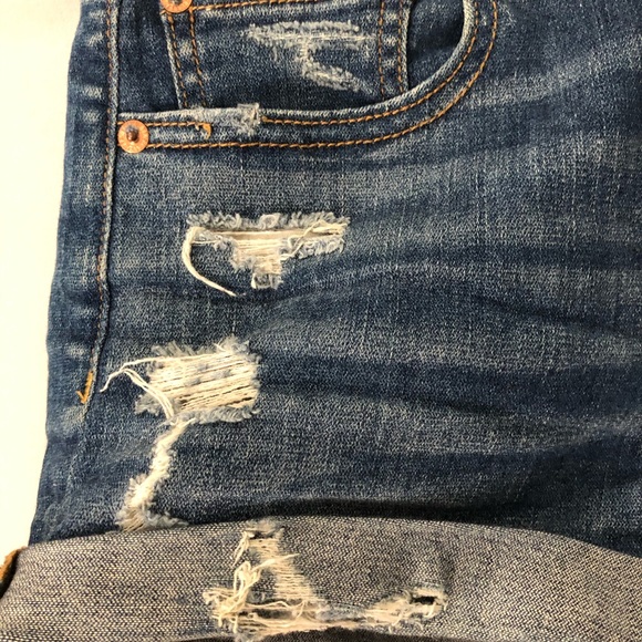 American Eagle Hi-Rise Shortie super stretch cuffed denim shorts - Picture 10 of 12
